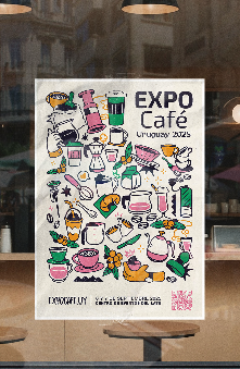 Afiche Expo Café Uruguay Año 2025