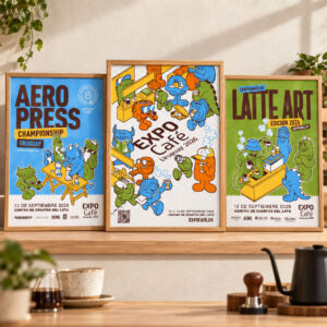 Los 3 Afiches Expo Café Uruguay 2026